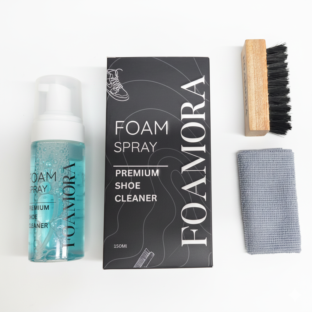 FOAMORA™ Shoe Cleaning Foam | Premium Sneaker Cleaner Solution