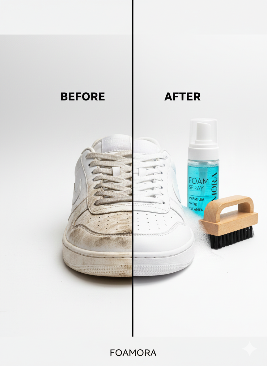 FOAMORA™ Shoe Cleaning Foam | Premium Sneaker Cleaner Solution