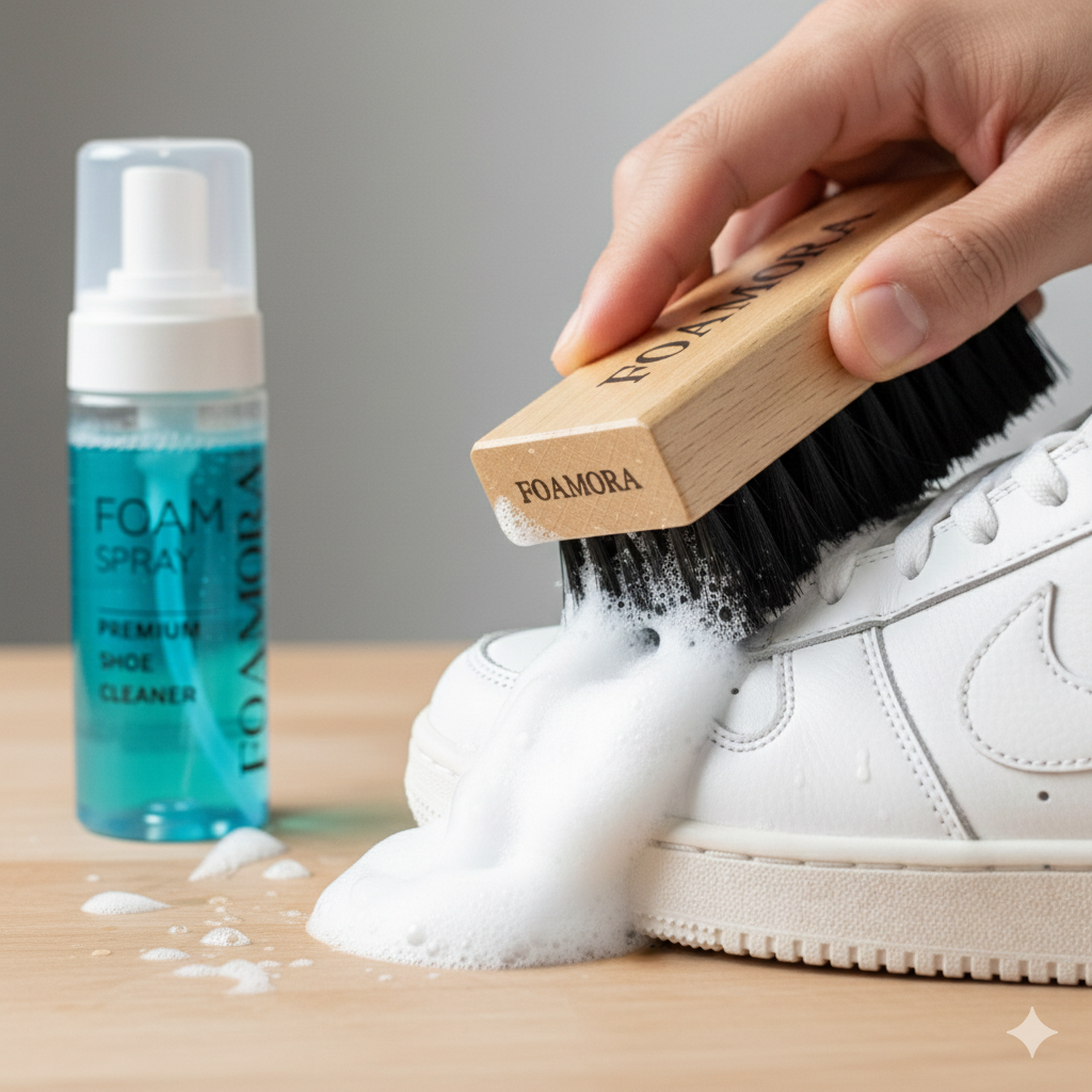 FOAMORA™ Shoe Cleaning Foam | Premium Sneaker Cleaner Solution
